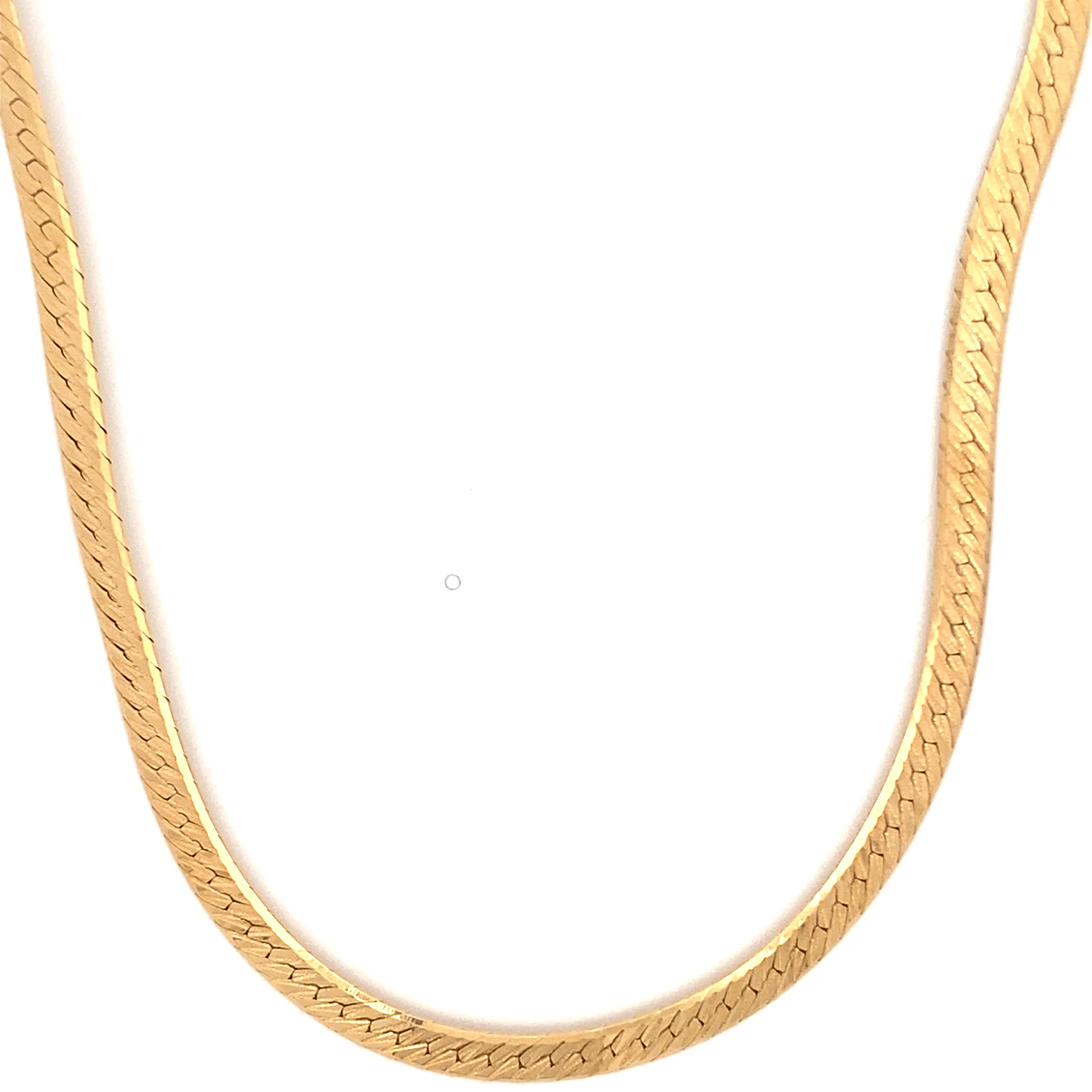 REVIRSIBLE HERRINGBONE NECKLACE – petitegjewelers